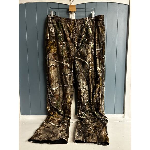 Russell outdoors Pants Mens‎ XL Brown Realtree AP Hunting Camo Deer Side Zip - Picture 2 of 12